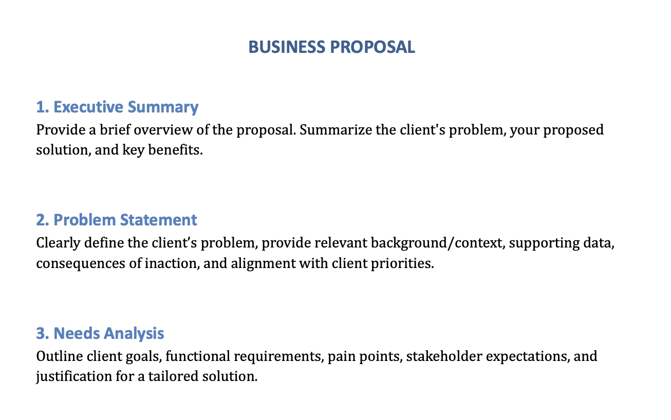 Business Proposal Template